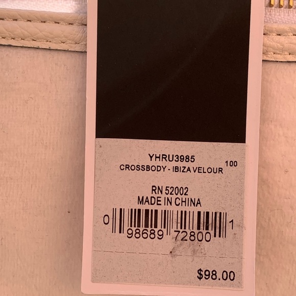 🆕 Off White Juicy Couture Cross Body Bag - Picture 4 of 8